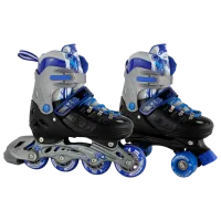 Ролики Enero Ozone 2 в 1 (1001835) для мальчиков/ для детей/ Черный