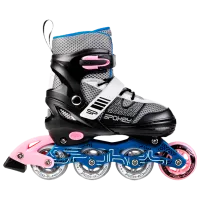 Ролики Spokey Arya (927030) для девочек/ для детей/ Черный