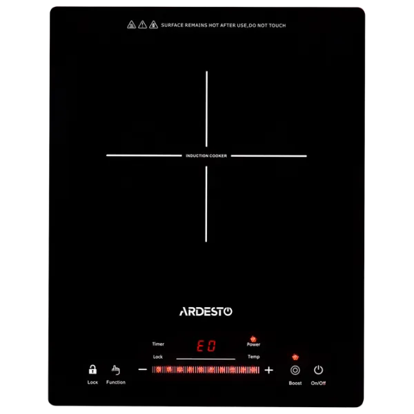 Настольная плита Ardesto ICS-B118 Индукционная/ Черный photo 1 Настольная плита Ardesto ICS-B118 Индукционная/ Черный photo 1