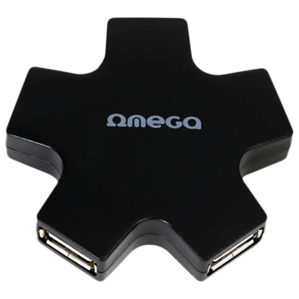 Adaptor Hub Omega OUH24SB Black photo 1