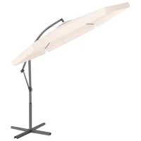 Зонт садовый FunFit 81 Серый Бежевый