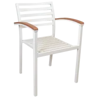 Scaun de grădină DecoPrim 3136 White