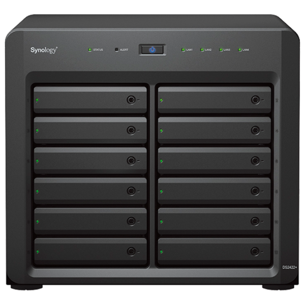 Сетевое хранилище Synology DS2422+ Черный photo 1