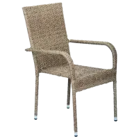 Scaun de grădină Villager BAY Oțel/ Plastic/ Gray