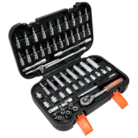 Set chei tubulare cu clichet Sthor 58643 Cantitatea în set: 56 buc.