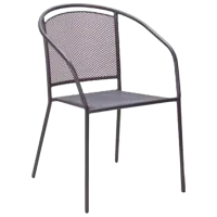 Scaun de grădină Villager ARKO Plastic/ Metal/ Gray