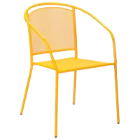 Садовый стул Villager ARKO Пластик/ Металл/ Желтый