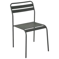 Scaun de grădină Villager CADIZ Metal/ Metal/ Gray