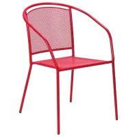 Scaun de grădină Villager ARKO Plastic/ Metal/ Red