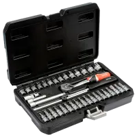 Set chei tubulare cu clichet Yato YT14471 Cantitatea în set: 38 buc.