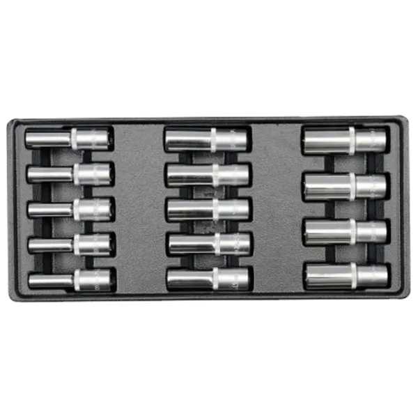 Set duze tubulare alungită Yato YT5539 Cantitatea în set: 14 buc. photo 1