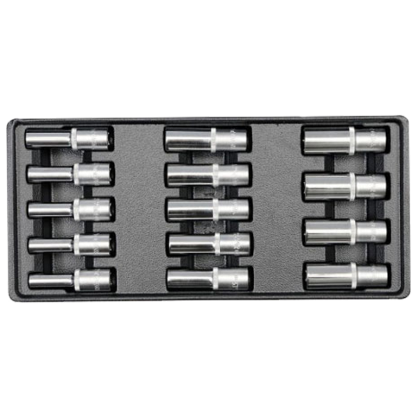 Set duze tubulare alungită Yato YT5539 Cantitatea în set: 14 buc. photo 1