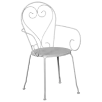 Садовый стул Villager MOKA Металл/ Белый