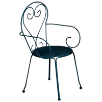 Scaun de grădină Villager MOKA Metal/ Black