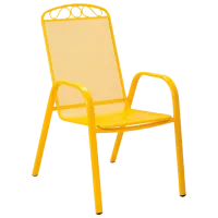 Scaun de grădină Villager MELFI Metal/ Metal/ Yellow