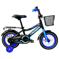Велосипед Crosser C13 12" Сталь/ Синий Черный