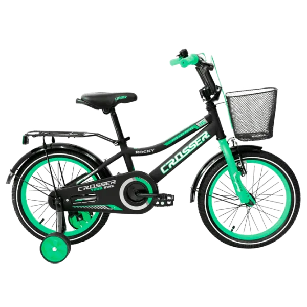 Велосипед Crosser C13 16" Сталь/ Бирюзовый Черный photo 1 Велосипед Crosser C13 16" Сталь/ Бирюзовый Черный photo 1