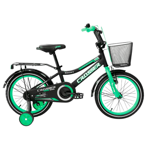 Велосипед Crosser C13 16" Сталь/ Бирюзовый Черный photo 1 Велосипед Crosser C13 16" Сталь/ Бирюзовый Черный photo 1
