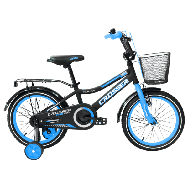 Велосипед Crosser C13 16" Сталь/ Синий Черный photo 1 Велосипед Crosser C13 16" Сталь/ Синий Черный photo 1