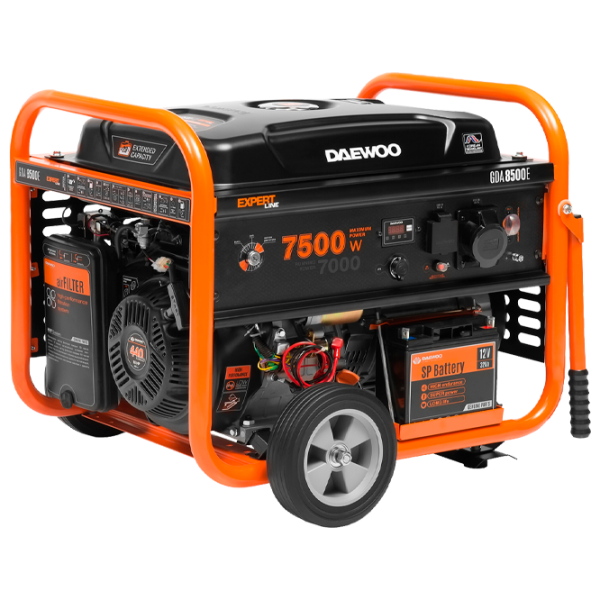 Generator de curent Daewoo GDA 8500E 220 V Benzină/ 9.4 kW photo 1