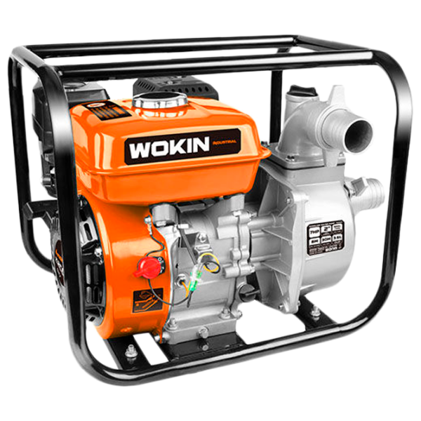 Мотопомпа Wokin 1000L/ min 60000 л/ ч Бензин photo 1
