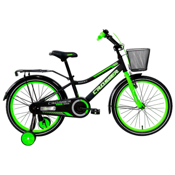 Bicicletă Crosser C13 20" Oțel/ Green Black photo 1 Bicicletă Crosser C13 20" Oțel/ Green Black photo 1