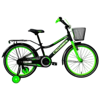 Велосипед Crosser C13 20" Сталь/ Зелёный Черный