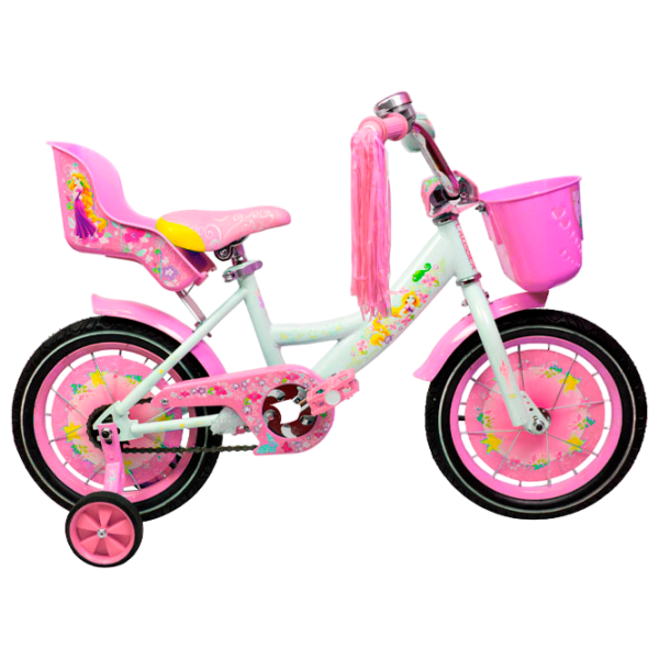 Bicicletă Crosser Girl-S 12" Oțel/ Pink White photo 1 Bicicletă Crosser Girl-S 12" Oțel/ Pink White photo 1