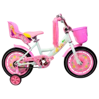 Bicicletă Crosser Girl-S 12" Oțel/ Pink White