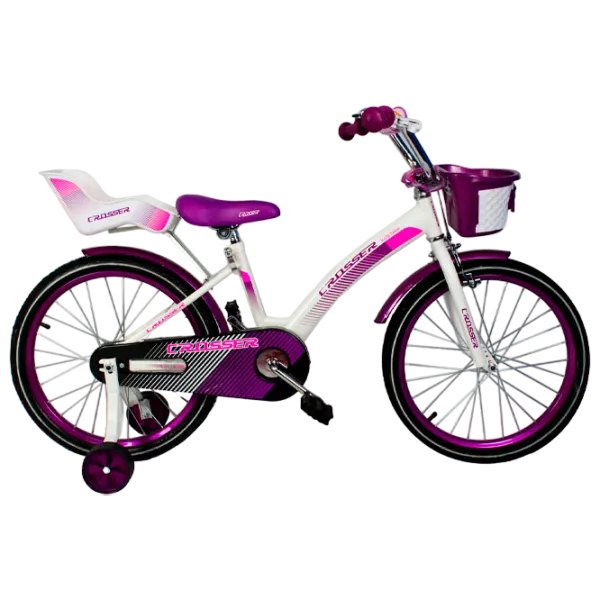 Велосипед Crosser C3 16" Сталь/ Фиолетовый Белый photo 1 Велосипед Crosser C3 16" Сталь/ Фиолетовый Белый photo 1