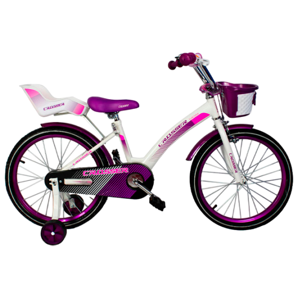 Велосипед Crosser C3 16" Сталь/ Фиолетовый Белый photo 1 Велосипед Crosser C3 16" Сталь/ Фиолетовый Белый photo 1
