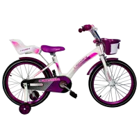 Велосипед Crosser C3 16" Сталь/ Фиолетовый Белый