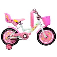 Bicicletă Crosser Girl-S 16"  Oțel / Pink White