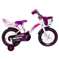 Велосипед Crosser C3 14" Сталь/ Фиолетовый Белый