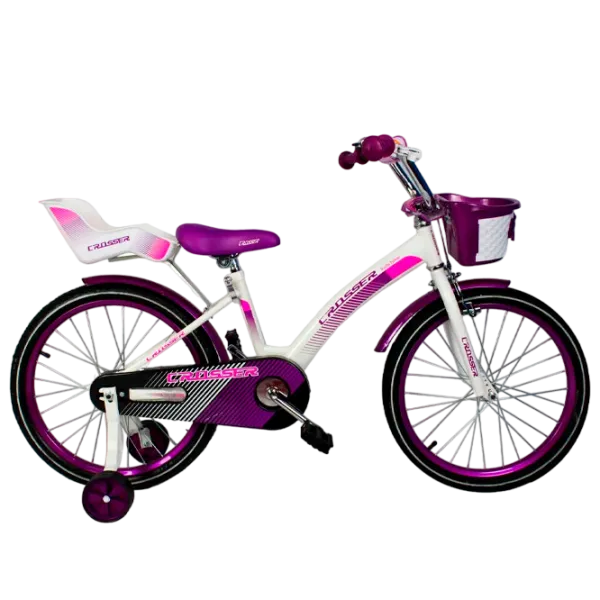 Велосипед Crosser C3 18" Сталь/ Фиолетовый Белый photo 1 Велосипед Crosser C3 18" Сталь/ Фиолетовый Белый photo 1