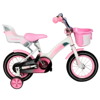 Велосипед Crosser C3 14" Сталь/ Розовый Белый