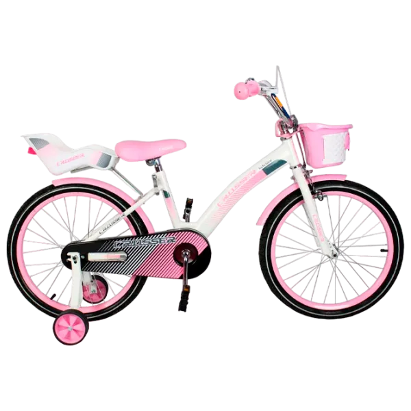 Bicicletă Crosser C3 18" Oțel/ Pink White photo 1 Bicicletă Crosser C3 18" Oțel/ Pink White photo 1