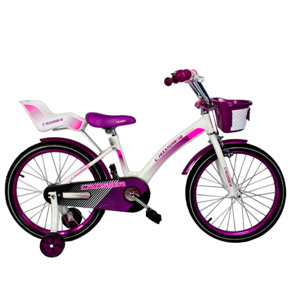 Bicicletă Crosser C3 20" Oțel/ Violet White photo 1 Bicicletă Crosser C3 20" Oțel/ Violet White photo 1