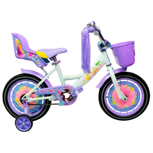 Bicicletă Crosser Girl-S 16" Oțel/ Violet White photo 1 Bicicletă Crosser Girl-S 16" Oțel/ Violet White photo 1