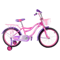 Велосипед Crosser Kiddy 18" Сталь/ Розовый Белый