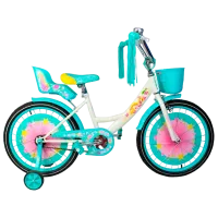 Bicicletă Crosser Girl-S 18" Oțel/ Turquoise White