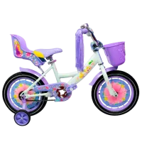 Bicicletă Crosser Girl-S 18" Oțel/ Violet White