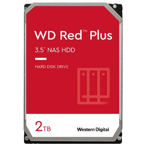 HDD Western Digital Red Plus 2 ТБ WD20EFZX/ Серебристый photo 1