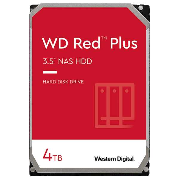 HDD Western Digital Red Plus 4 ТБ WD40EFZX/ Серебристый photo 1