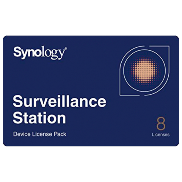 Пакет лицензий Synology Surveillance Station x 4 X86/ X64 8 Устройство/ Карточка photo 1
