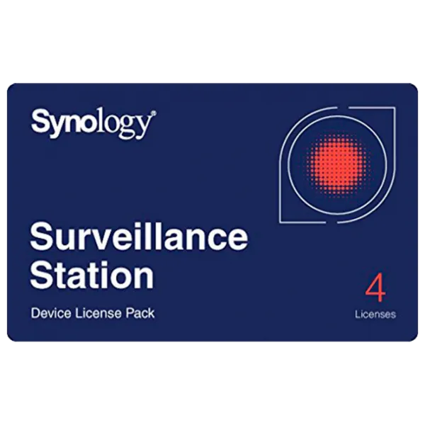 Пакет лицензий Synology Surveillance Station x 4 4 Устройство/ Карточка photo 1