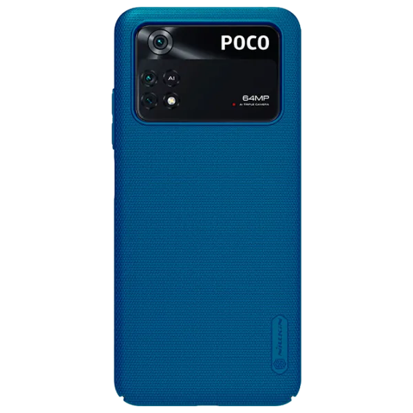 Husă pentru smartphone Poco M4 Pro 4G Nillkin/ Back/ PC/ Peacock Blue photo 1
