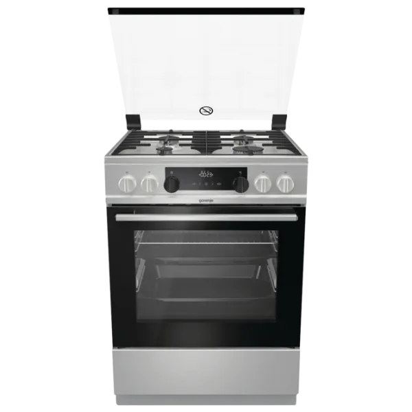 Aragaz Gorenje KS 6350 XF Pe gaz/ Inox photo 1