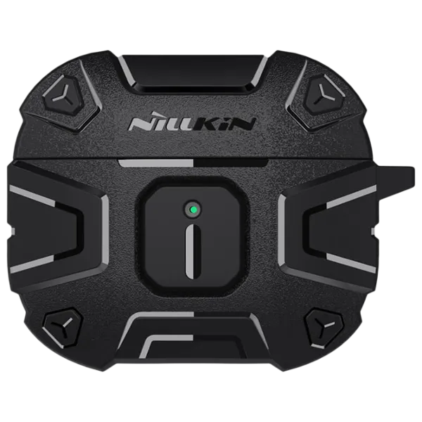 Husă pentru căști Apple AirPods 3 (Explorer Case Knight) Nillkin/ TPU/ Black photo 1