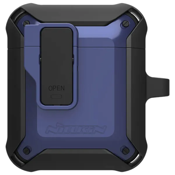 Husă pentru căști Apple AirPods 1/ 2 (Bounce Case) Nillkin/ PC/ TPU/ Blue photo 1